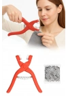 ®  Plastik Çıt Çıt Pensi–Kıyafet, Bebek Önlüğü, Gömlek ve Tekstil Ürünleri İçin Çıtçıt Takma Aleti