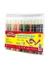 Play-Doh 12 Renk Üçgen Fırça Uçlu Kalem Pp Kutu