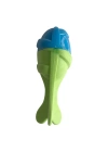 Playfull Sağlam Plastik Sesli Balık Köpek Oyuncağı 13 x 5 cm Mavi Yeşil