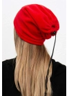 Polar Unisex İpli Bere ve Boyunluk Kırmızı