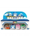 POLI MRT-760 Robocar Poli  Kasabanın Kurtarma Araçları 4lü Set