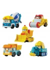 POLI MRT-761 Robocar Poli Mini İnşaat Araçları 5li Set