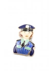Polis Broş - Mavi