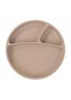 Porsiyon Vakum Tabanlı Silikon Tabak Bubble Beige