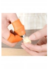 Pratik Baş Parmak Koruyucu Eldiven Sebze Meyve Soyucu Kesme Ayıklayıcı Silikon Aparat