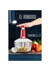 Pratik El Rondosu Üstten Basmalı 5 Bıçaklı 2.5 LİTRE 14X18CM