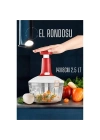 Pratik El Rondosu Üstten Basmalı 5 Bıçaklı 2.5 LİTRE 14X18CM