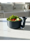 ® Pratik Sebze Yıkayıcı Süzgeçli Hazneli Ergonomik Saplı Mutfak Yardımcısı