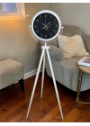 Premium Mermer Desenli Tripod Ayaklı Saat