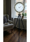 ® Prestij Vintage Tripod Ayaklı Saat
