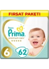Prima Premium Care Bebek Bezi Fırsat Paketi 6 Beden 62 Adet