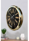 ® Prime Aurea Gold 52 Cm Metal Duvar Saati