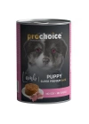 Pro Choice Puppy Kuzu Etli Yavru Konserve Köpek Maması 1 Adet 400 Gr