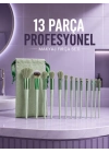 Profesyonel Makyaj Fırça Seti Yumuşak Kıllı Taşınabilir Çantalı