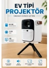 Projector Ev Tipi 64 Gb 2 Gb Rem Hafıza Hd Görüntü Kumandalı