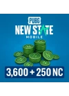 Pubg New State Mobile 3.600 + 250 Nc