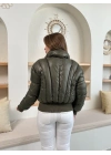 Puffer kısa mont haki st25534