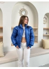 Puffer kısa mont mavi st25534
