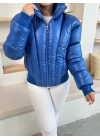 Puffer kısa mont mavi st25534