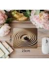 Rahatlatıcı Spiral Desenli Mouse Pad - 19x23 cm 2 mm Dikdörtgen İthal Baskılı Mouse Pad