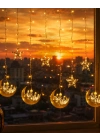 Ramazan Temalı LED Işık Hilal ve Yıldız Figürlü Dekor Lambası