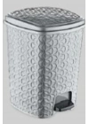 Rattan Star Pedallı Çöp Kovası 12 Lt. Royaleks-E248