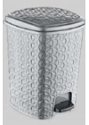 Rattan Star Pedallı Çöp Kovası 12 Lt. Royaleks-E248