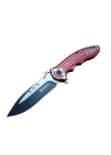 Rd T60a Kamp Çakı 20 Cm - Kırmızı Sap, Otomatik, Kemerlikli