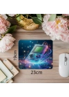 Renkli Gameboy Temalı Retro Mousepad - 19x23 cm 2 mm Dikdörtgen İthal Baskılı Mouse Pad