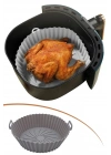 ®  Renkli Isıya Dayanıklı Yıkanılabilir Silikon Fırın Ve Airfryer Yuvarlak Pişirme Matı 20 Cm