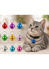 Renkli Metal Kedi ve Köpek Tasma Çanı – Tasma Aksesuarı 1 Adet