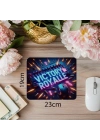 Renkli Victory Tasarımıyla Oyun Mousepad - 19x23 cm 2 mm Dikdörtgen İthal Baskılı Mouse Pad