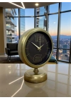 ® Retro Modern Tasarım 25 x 20 Cm Metal Masa Saati