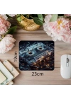 Retro Ribbon Efektli Kaset Mouse Pad - 19x23 cm 2 mm Dikdörtgen İthal Baskılı Mouse Pad
