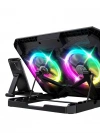 RGB Fanlı Laptop Soğutma Standı USB Girişli Notebook Yükseltici
