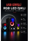 RGB LED AYDINLATMALI USB BİLGİSAYAR OYUN HOPARLÖRÜ