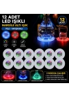 RGB LED Nargile Altı Işık 12’li Set