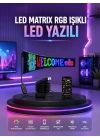 RGB LED Panel Renkli Işık Efektli Dekoratif Aydınlatma