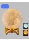 RGB Modlu 16 Renkli Ay Gece Lambası 3D Baskı