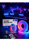 RGB Neon Led Şerit Işık Kumandalı USB Girişli Su Geçirmez Şerit Led
