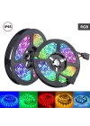 Rgb Şerit 5 Metre 16 Renkli Kumandalı Adaptörlü Çift Taraflı Bant