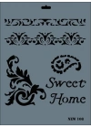 ® Rich New Seri N-108 Stencil 35x25 cm