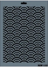 ® Rich New Seri N-113 Stencil 35x25 cm