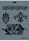 ® Rich New Seri N-118 Stencil 35x25 cm
