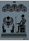 ® Rich New Seri N-127 Stencil 35x25 cm