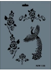 ® Rich New Seri N-138 Stencil 35x25 cm
