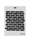 ® Rich New Seri N-155 Stencil 35x25 cm