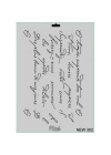 ® Rich New Seri N-302 Stencil 35x25 cm