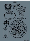 ® Rich New Seri N-330 Stencil 35x25 cm