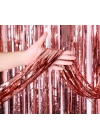 Rose Gold Püsküllü Kapı Perdesi - Parti, Bekarlığa Veda, Doğum Günü 1x2 M